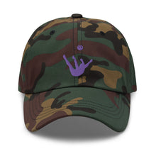 Load image into Gallery viewer, Dad Hat - Purple Trick Shot Logo
