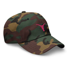 Load image into Gallery viewer, Dad Hat - Pink Split Leg Logo
