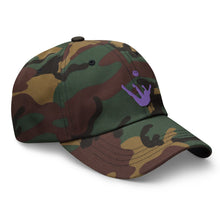 Load image into Gallery viewer, Dad Hat - Purple Trick Shot Logo
