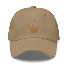 Load image into Gallery viewer, Dad Hat - Old Gold Trick Shot Logo
