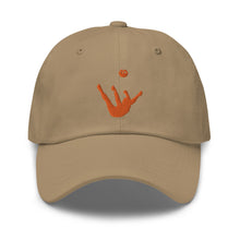 Load image into Gallery viewer, Dad Hat - Orange Trick Shot Logo
