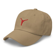 Load image into Gallery viewer, Dad Hat - Red Split Leg Logo
