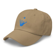 Load image into Gallery viewer, Dad Hat - Aqua Blue Trick Shot Logo
