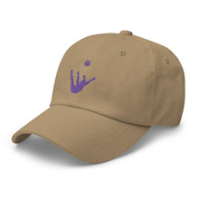 Load image into Gallery viewer, Dad Hat - Purple Trick Shot Logo
