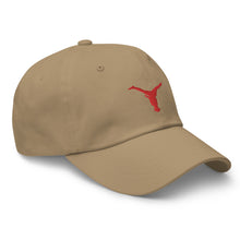 Load image into Gallery viewer, Dad Hat - Red Split Leg Logo
