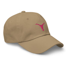 Load image into Gallery viewer, Dad Hat - Pink Split Leg Logo
