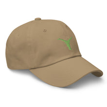 Load image into Gallery viewer, Dad Hat - Green Split Leg Logo
