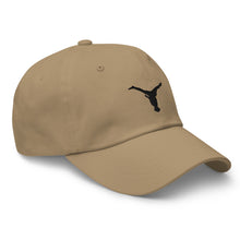 Load image into Gallery viewer, Dad Hat - Black Split Leg Logo
