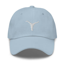 Load image into Gallery viewer, Dad Hat - White Split Leg Logo
