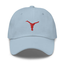 Load image into Gallery viewer, Dad Hat - Red Split Leg Logo
