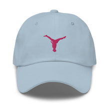 Load image into Gallery viewer, Dad Hat - Pink Split Leg Logo
