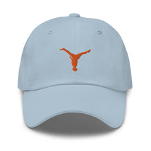 Load image into Gallery viewer, Dad Hat - Orange Split Leg Logo
