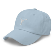 Load image into Gallery viewer, Dad Hat - White Split Leg Logo
