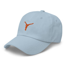 Load image into Gallery viewer, Dad Hat - Orange Split Leg Logo
