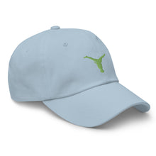 Load image into Gallery viewer, Dad Hat - Green Split Leg Logo
