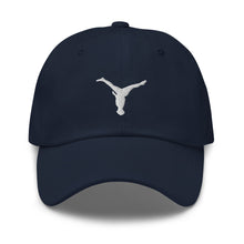 Load image into Gallery viewer, Dad Hat - White Split Leg Logo
