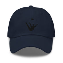 Load image into Gallery viewer, Dad Hat - Black Trick Shot Logo
