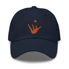 Load image into Gallery viewer, Dad Hat - Orange Trick Shot Logo
