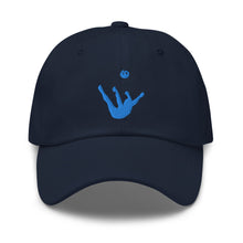 Load image into Gallery viewer, Dad Hat - Aqua Blue Trick Shot Logo
