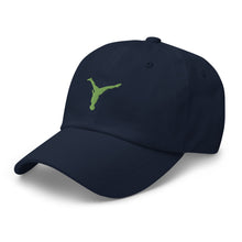 Load image into Gallery viewer, Dad Hat - Green Split Leg Logo
