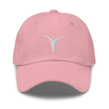 Load image into Gallery viewer, Dad Hat - White Split Leg Logo
