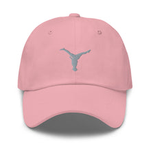 Load image into Gallery viewer, Dad Hat - Grey Split Leg Logo
