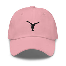 Load image into Gallery viewer, Dad Hat - Black Split Leg Logo
