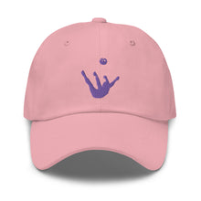 Load image into Gallery viewer, Dad Hat - Purple Trick Shot Logo
