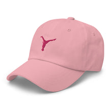 Load image into Gallery viewer, Dad Hat - Pink Split Leg Logo
