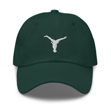 Load image into Gallery viewer, Dad Hat - White Split Leg Logo
