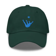 Load image into Gallery viewer, Dad Hat - Aqua Blue Trick Shot Logo
