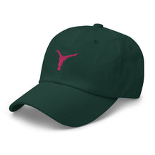 Load image into Gallery viewer, Dad Hat - Pink Split Leg Logo
