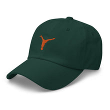 Load image into Gallery viewer, Dad Hat - Orange Split Leg Logo
