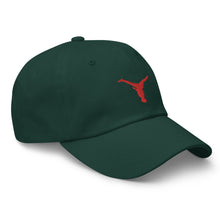 Load image into Gallery viewer, Dad Hat - Red Split Leg Logo
