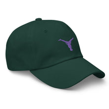 Load image into Gallery viewer, Dad Hat - Purple Split Leg Logo
