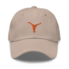 Load image into Gallery viewer, Dad Hat - Orange Split Leg Logo
