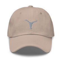 Load image into Gallery viewer, Dad Hat - Grey Split Leg Logo
