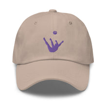 Load image into Gallery viewer, Dad Hat - Purple Trick Shot Logo
