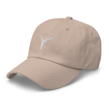 Load image into Gallery viewer, Dad Hat - White Split Leg Logo
