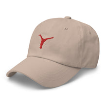 Load image into Gallery viewer, Dad Hat - Red Split Leg Logo
