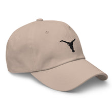 Load image into Gallery viewer, Dad Hat - Black Split Leg Logo
