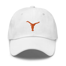 Load image into Gallery viewer, Dad Hat - Orange Split Leg Logo
