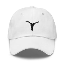 Load image into Gallery viewer, Dad Hat - Black Split Leg Logo
