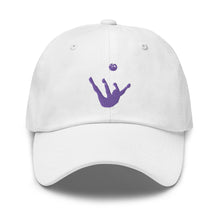 Load image into Gallery viewer, Dad Hat - Purple Trick Shot Logo
