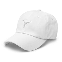 Load image into Gallery viewer, Dad Hat - White Split Leg Logo
