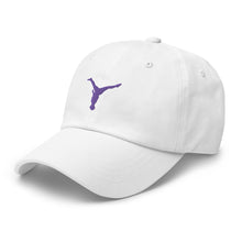 Load image into Gallery viewer, Dad Hat - Purple Split Leg Logo
