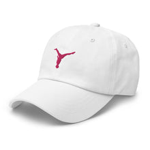 Load image into Gallery viewer, Dad Hat - Pink Split Leg Logo
