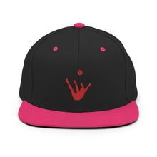 Load image into Gallery viewer, Snapback Hat - Red Trick Shot Logo
