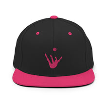 Load image into Gallery viewer, Snapback Hat - Pink Trick Shot Logo
