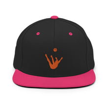 Load image into Gallery viewer, Snapback Hat - Orange Trick Shot Logo
